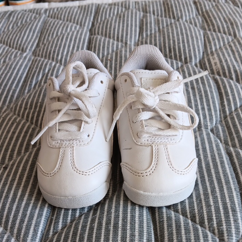 Kids White Sneakers